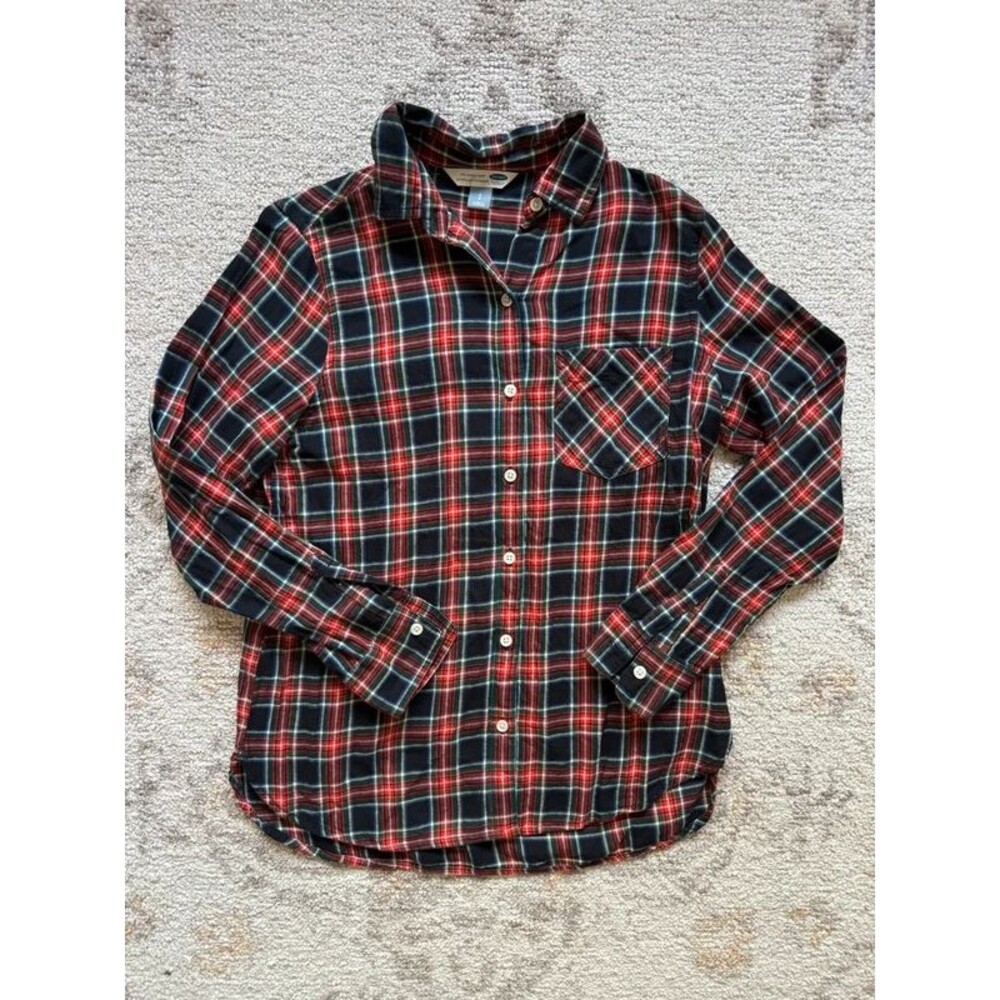 Old Navy - the classic shirt - plaid button up